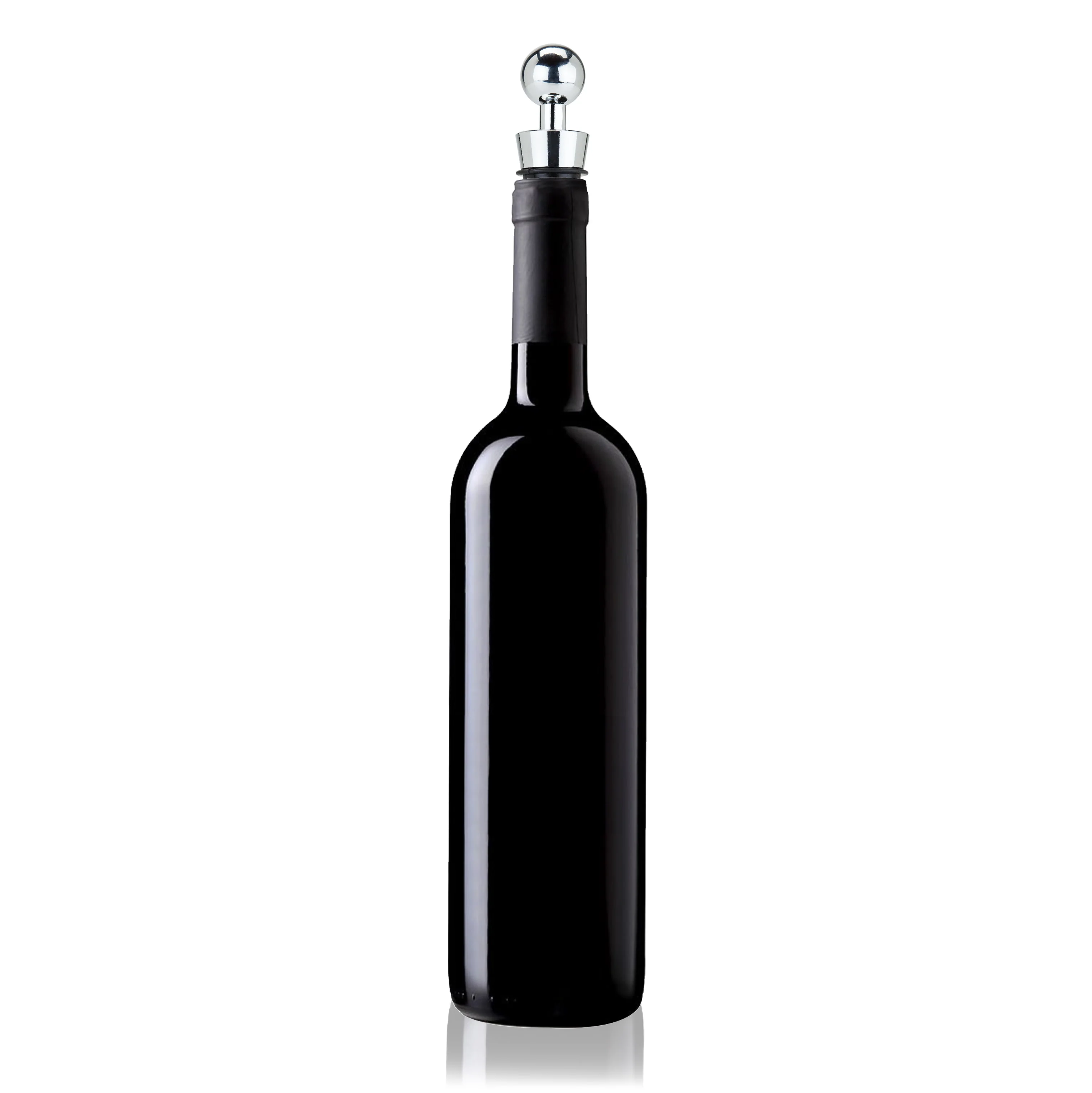 Sphere Zinc Alloy Bottle Stopper in Chrome - Image 3