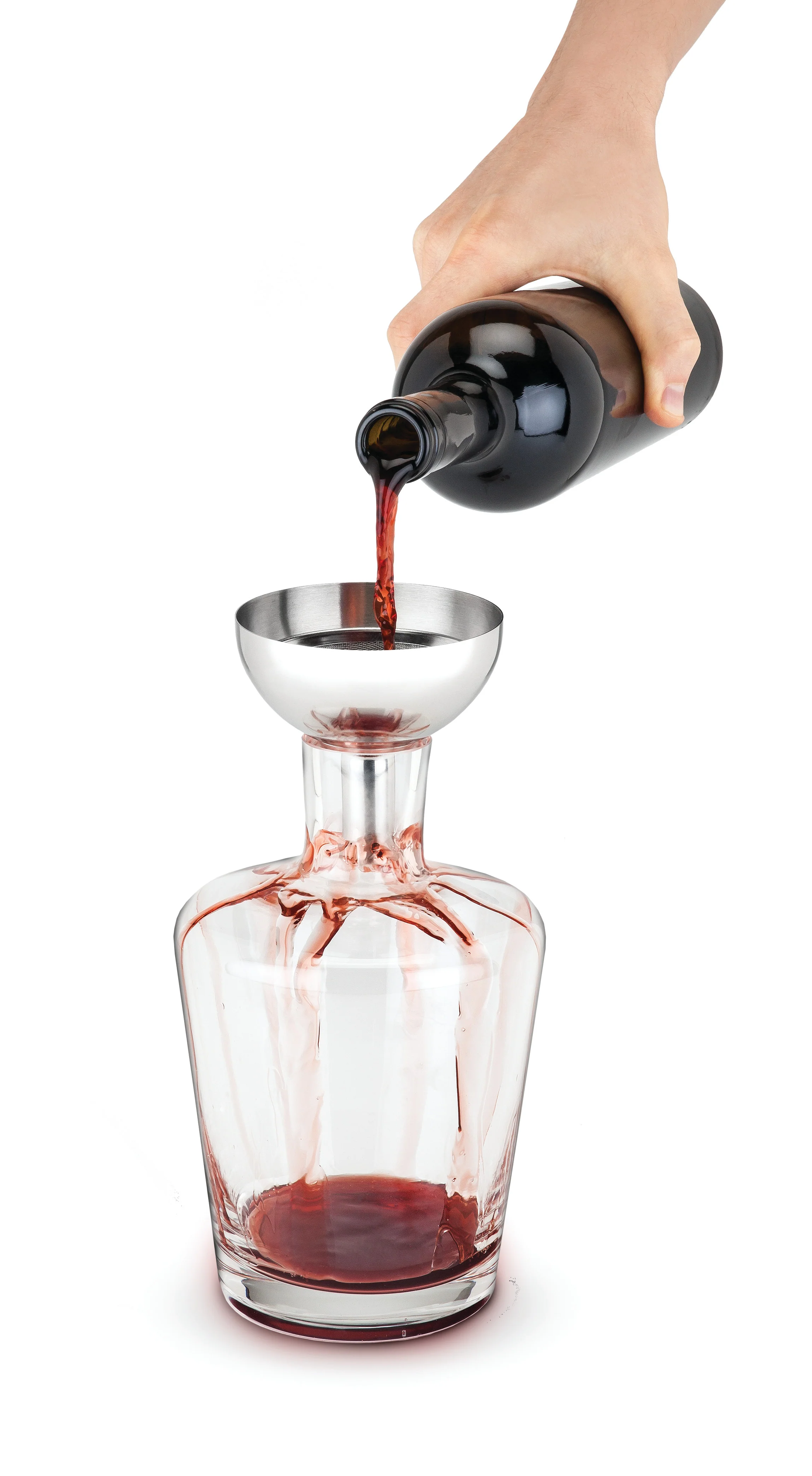 Fountain Stainless Steel Aerating Decanter Funnel - Image 3