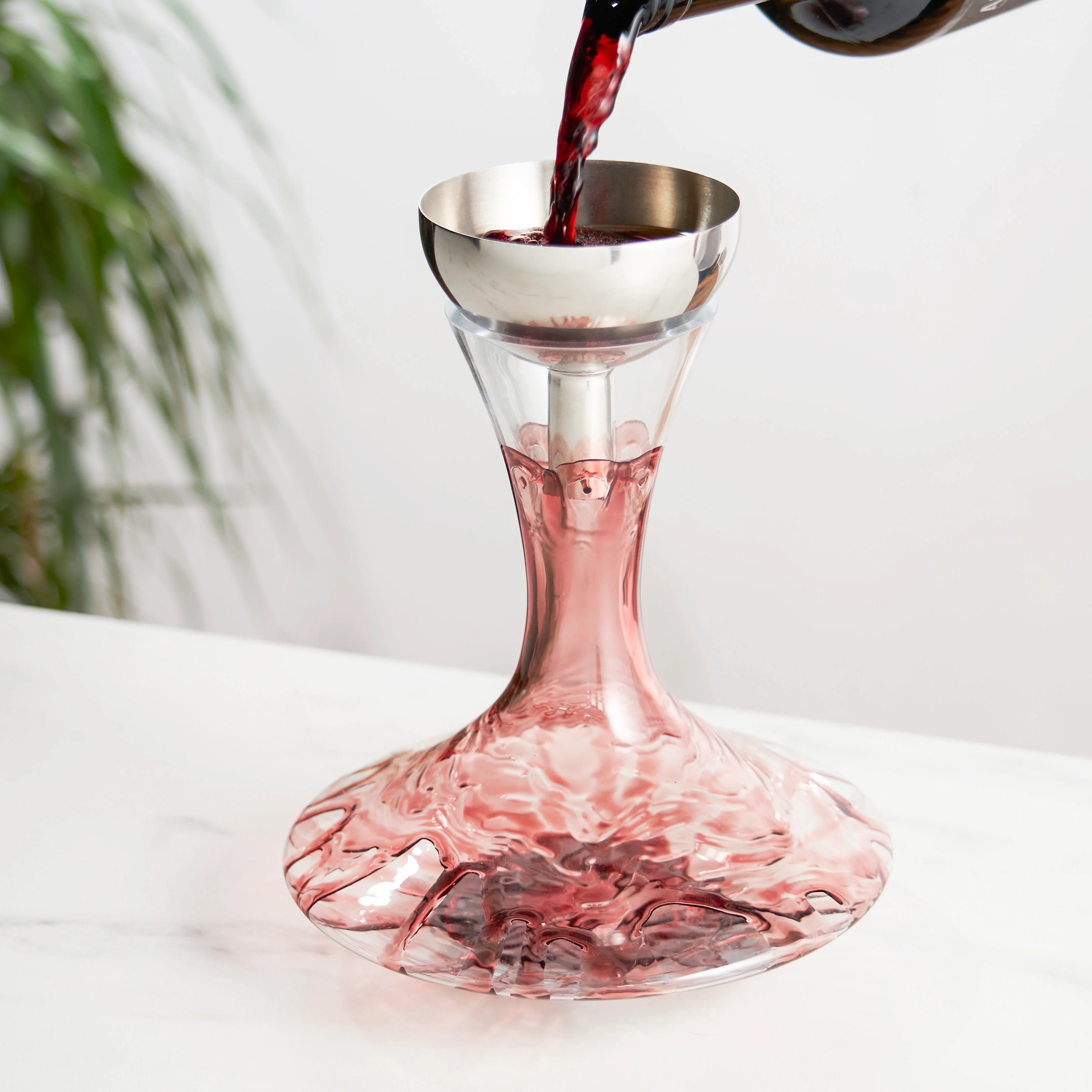 Fountain Stainless Steel Aerating Decanter Funnel - Image 4
