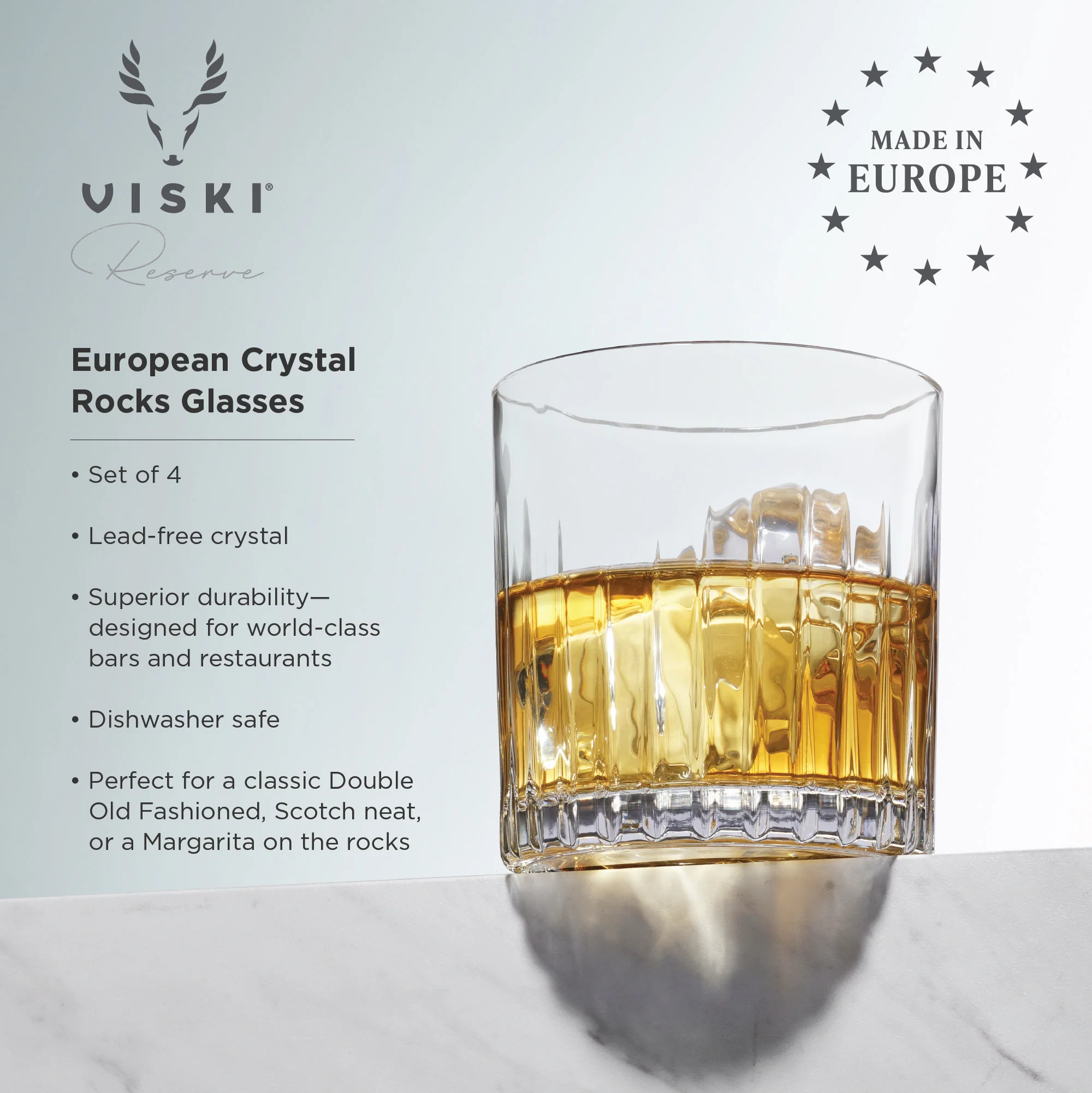 Reserve Milo Crystal Rocks Glasses, Set of 4 - Image 7