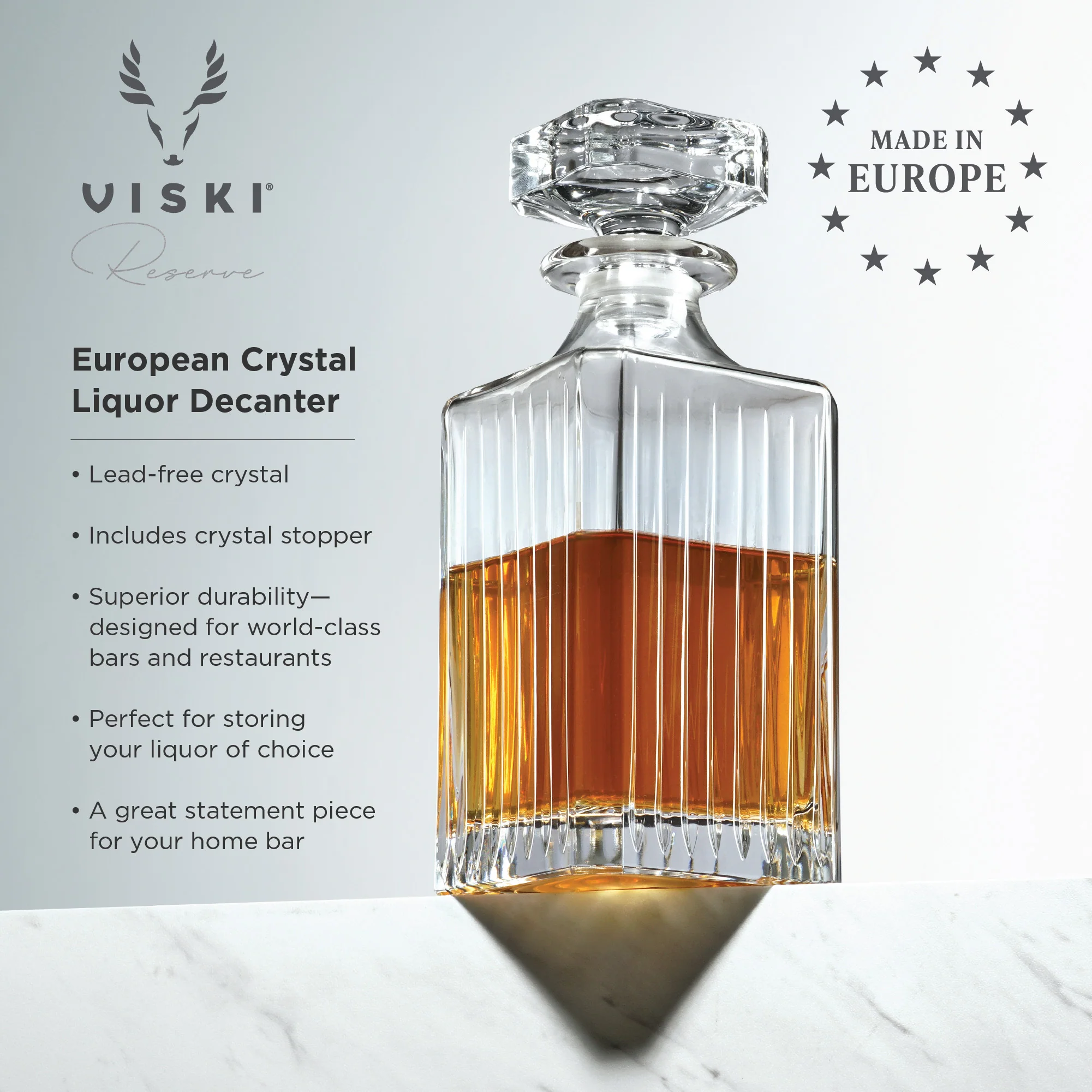 Reserve Milo Crystal Liquor Decanter - Image 6