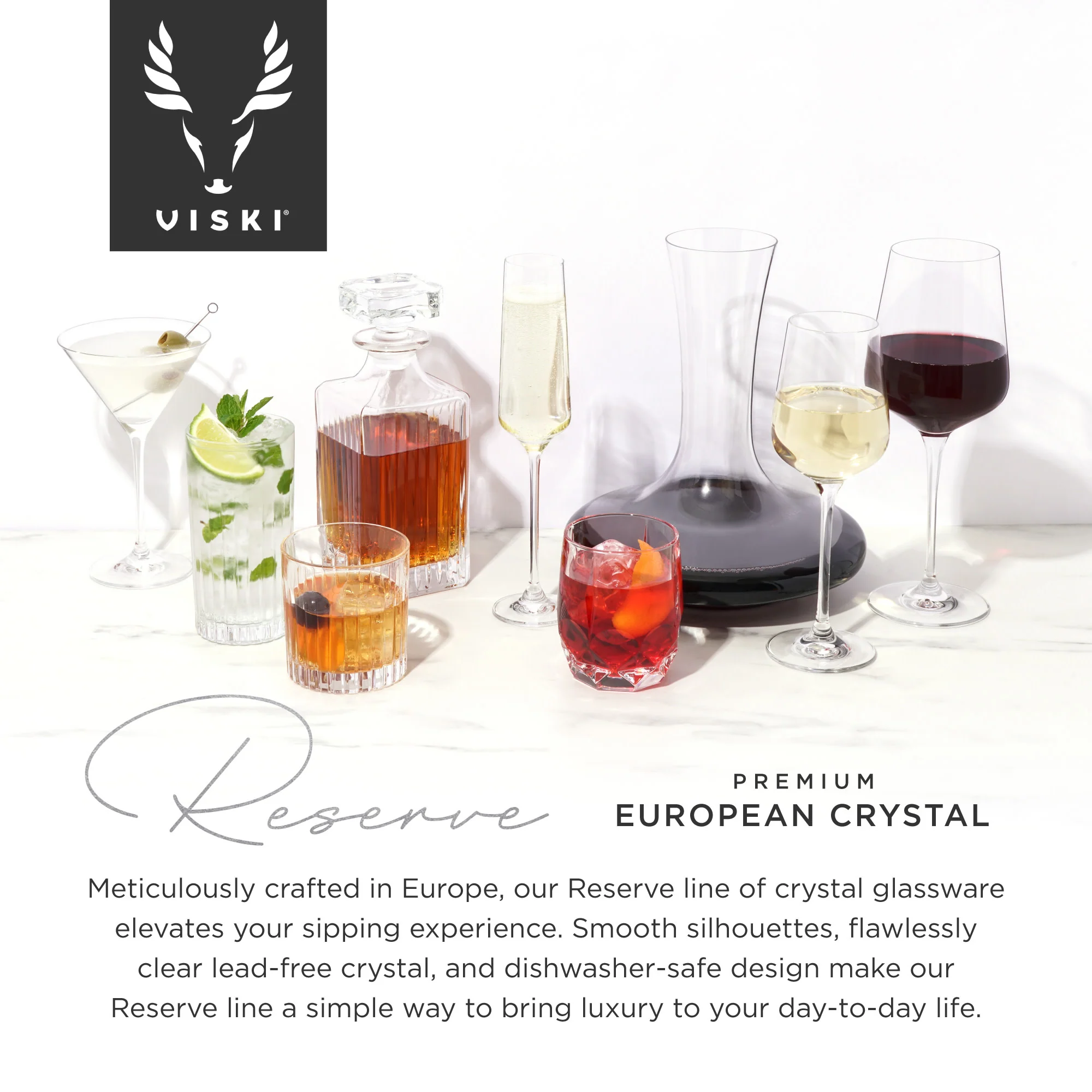 Reserve Milo Crystal Rocks Glasses, Set of 4 - Image 9