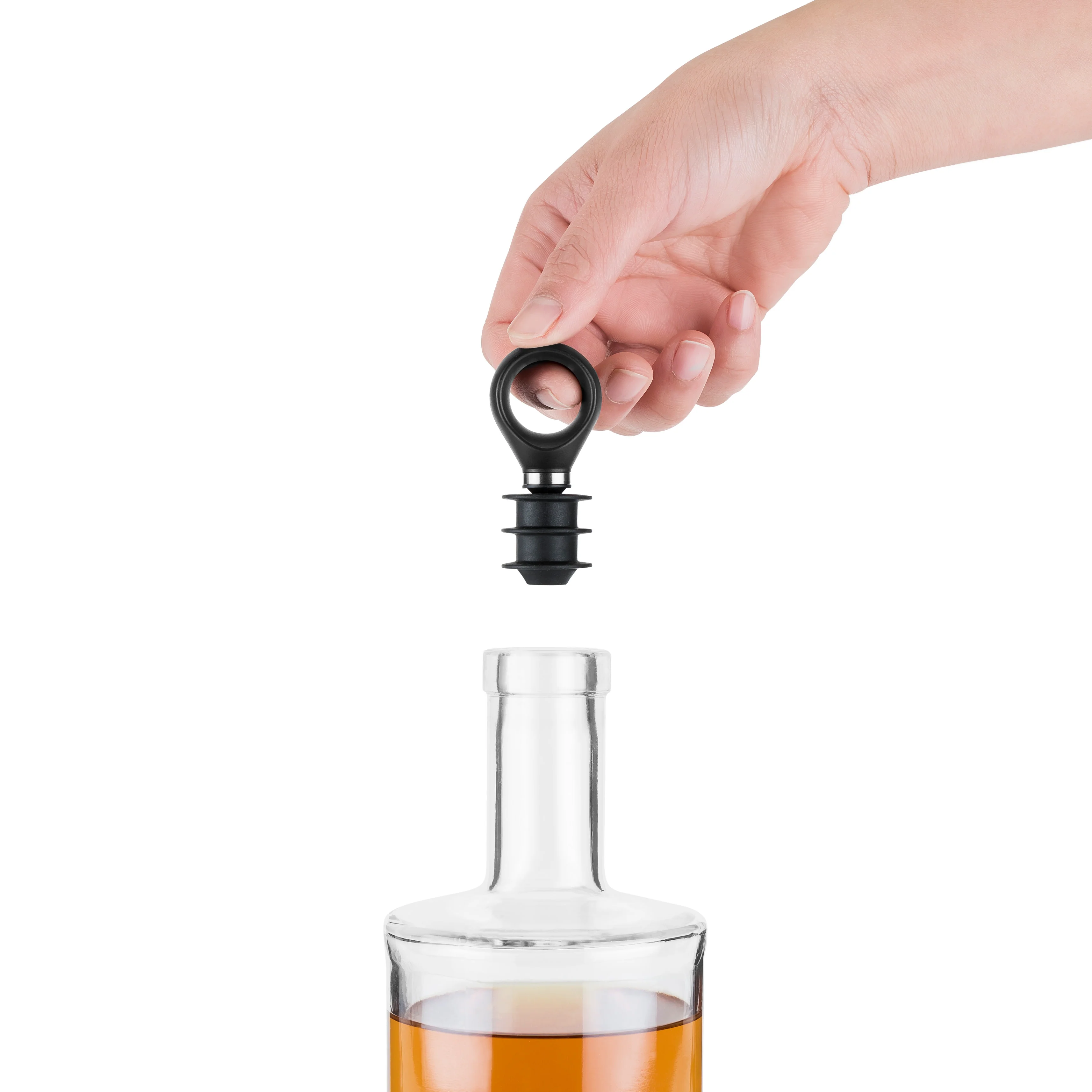 Locking Bottle Stoppers with 1 Key & 3 Stoppers - Image 3