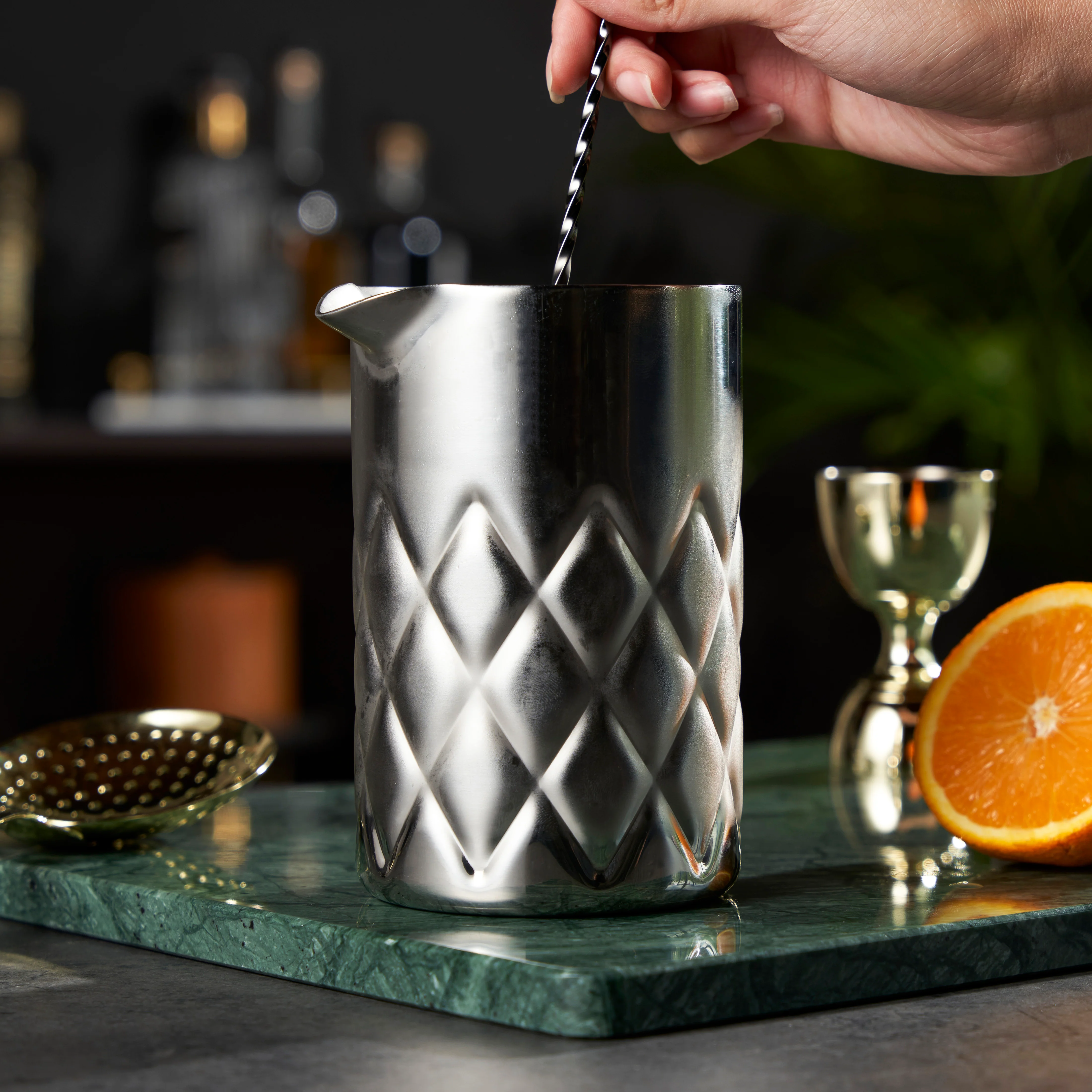 Admiral Double Walled Mixing Glass in Stainless Steel - Image 3