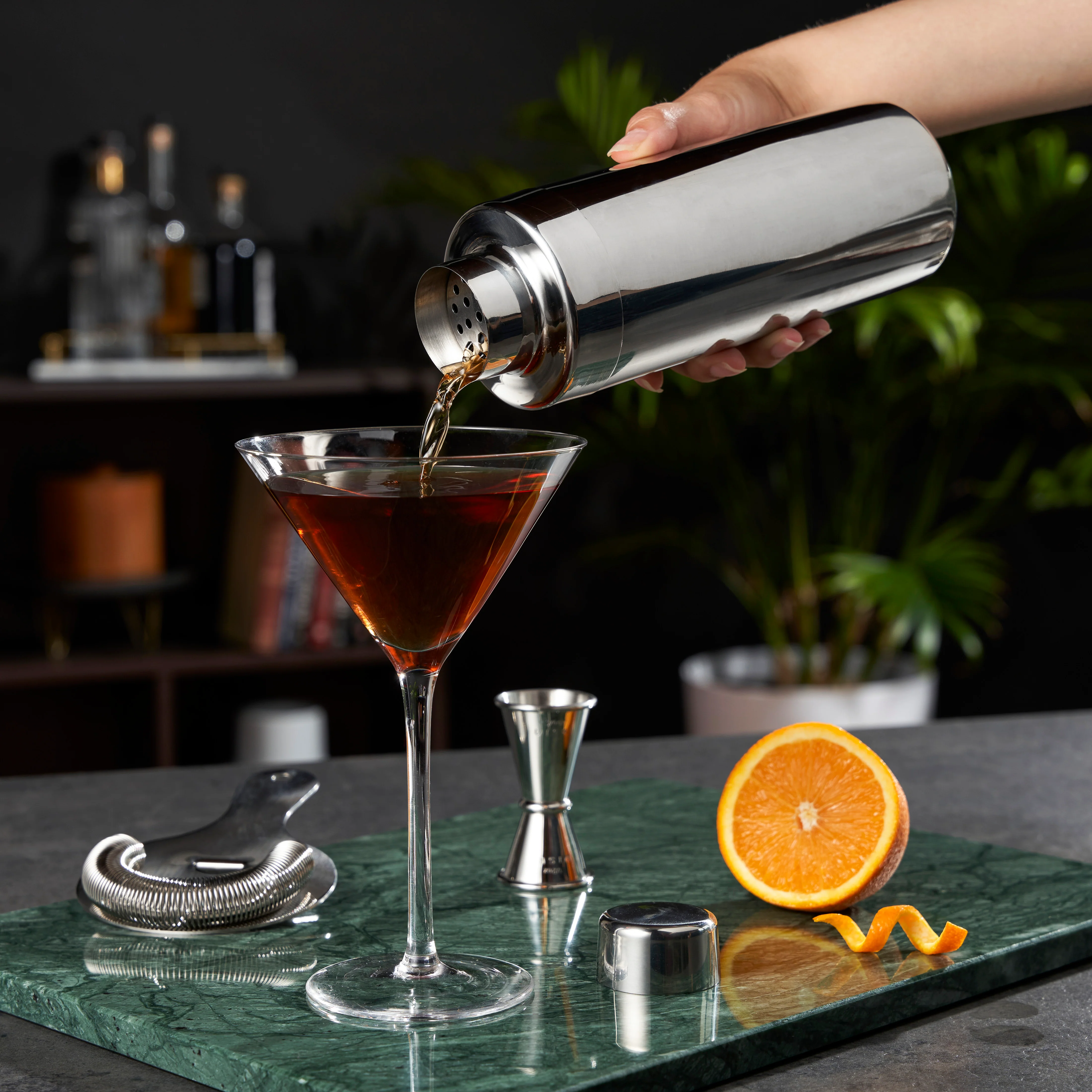 Harrison Element Cocktail Shaker in Stainless Steel - Image 5