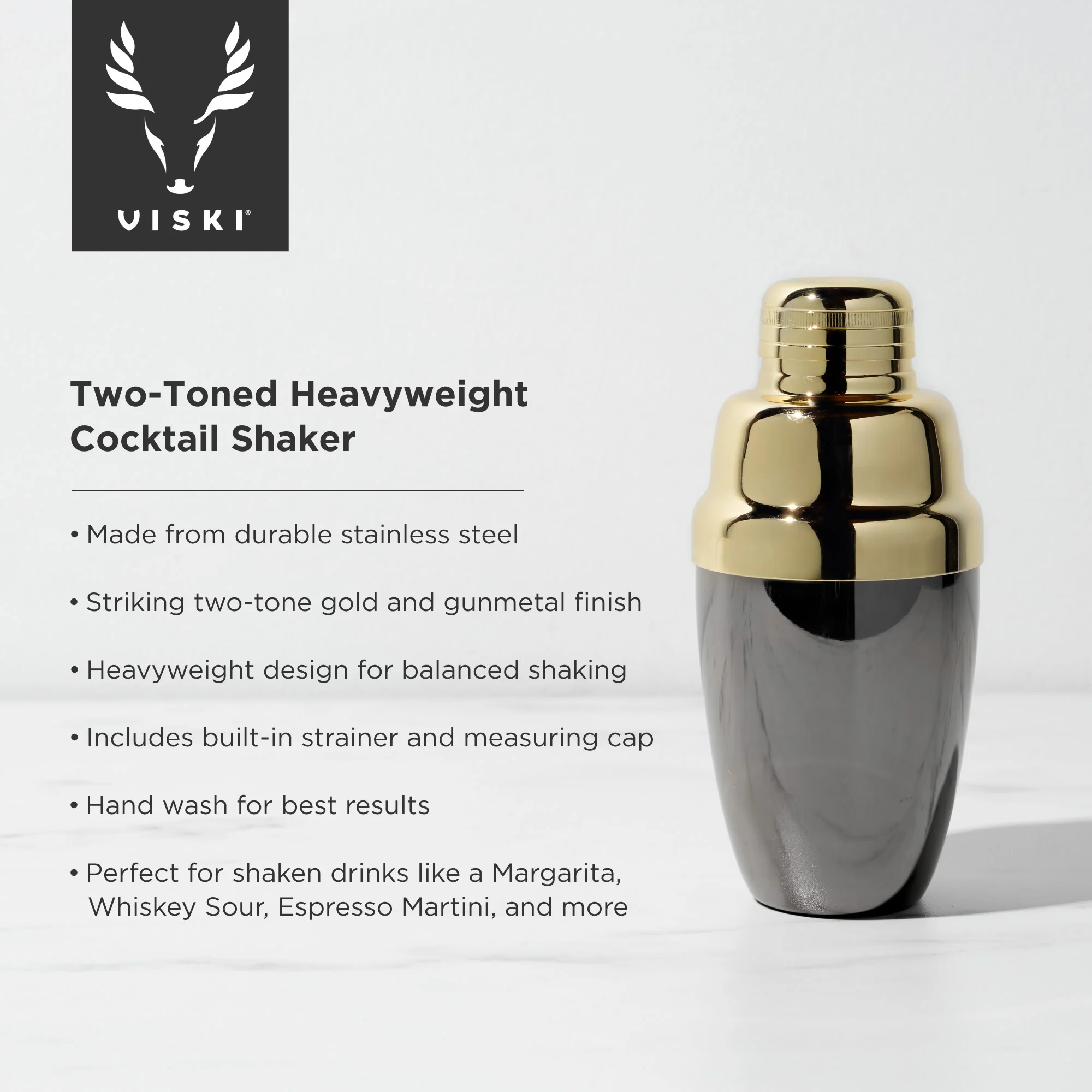 Deco Two-Toned Heavyweight Shaker - Image 7