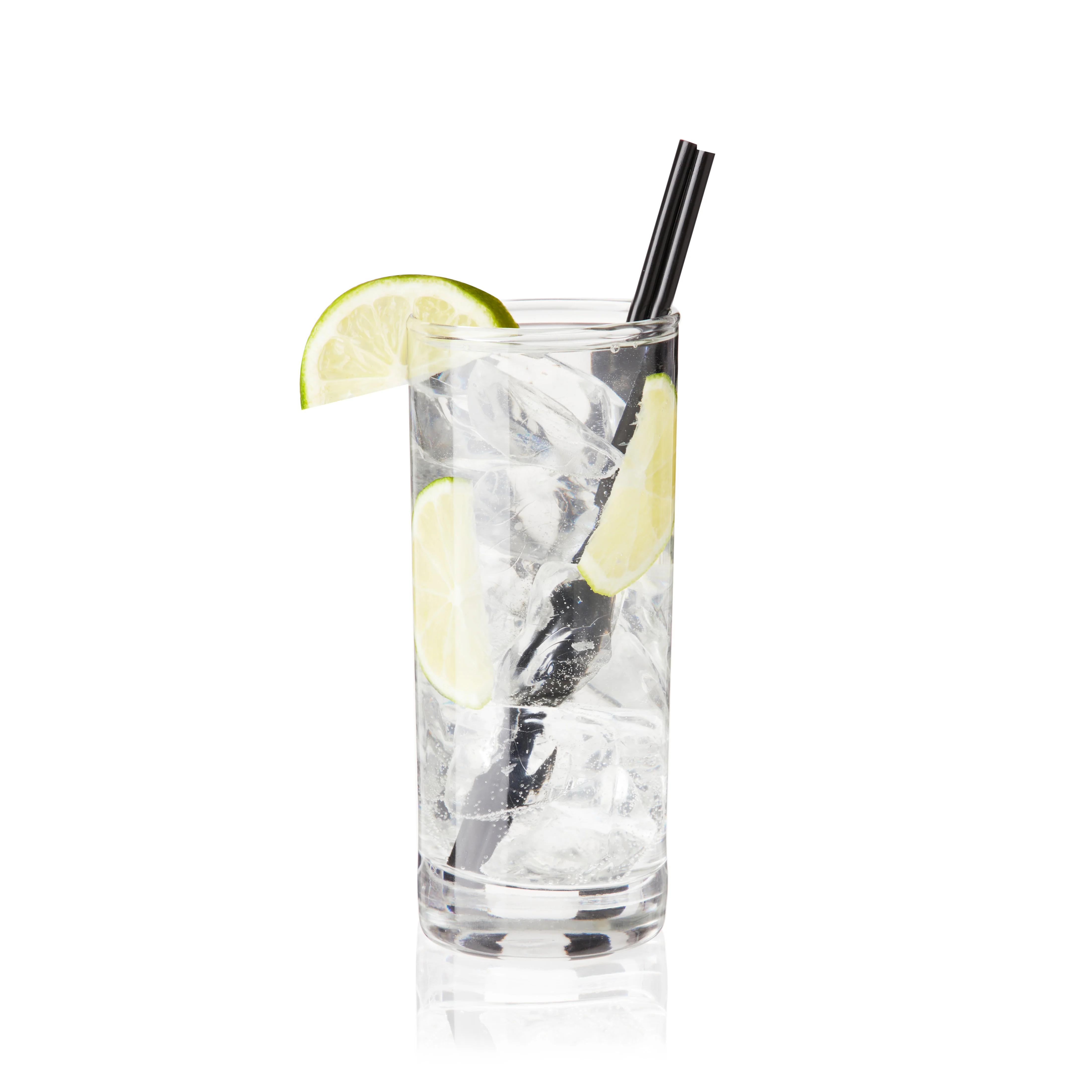 Party Cocktail Straws in Black, Set of 100 - Image 3