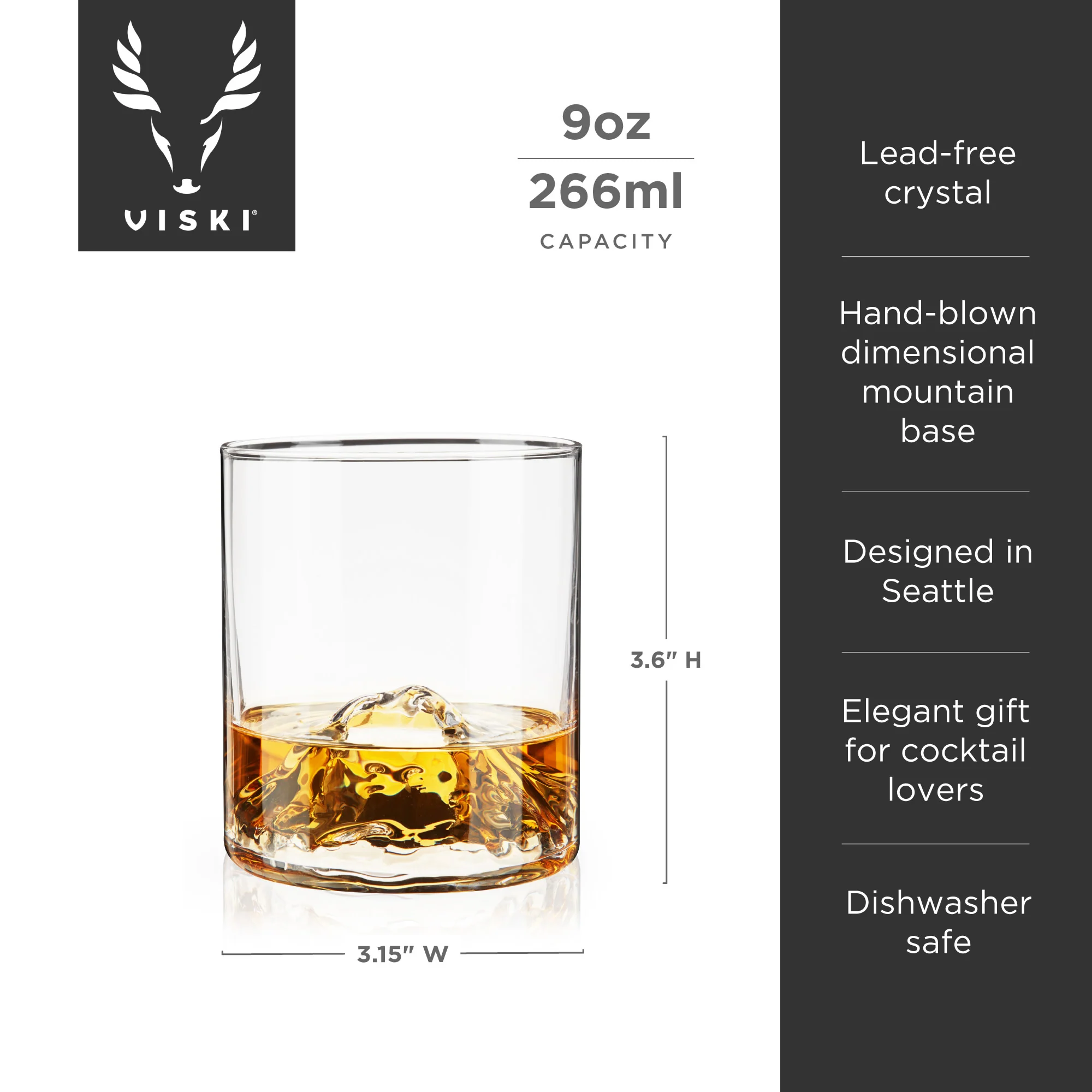 Mountain Crystal Tumblers, Set of 2 - Image 7