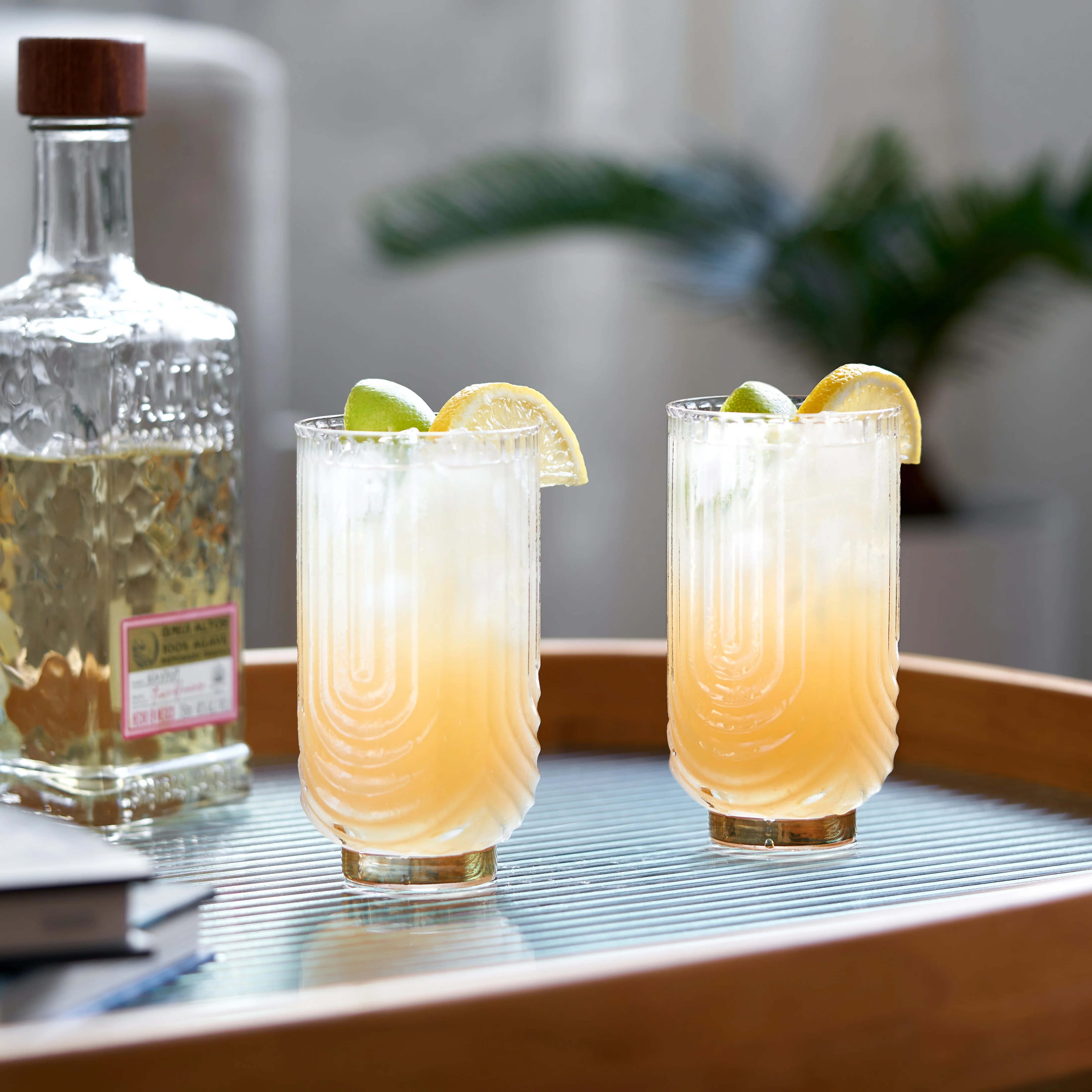 Deco Gatsby Highball Glasses, Set of 2 - Image 4