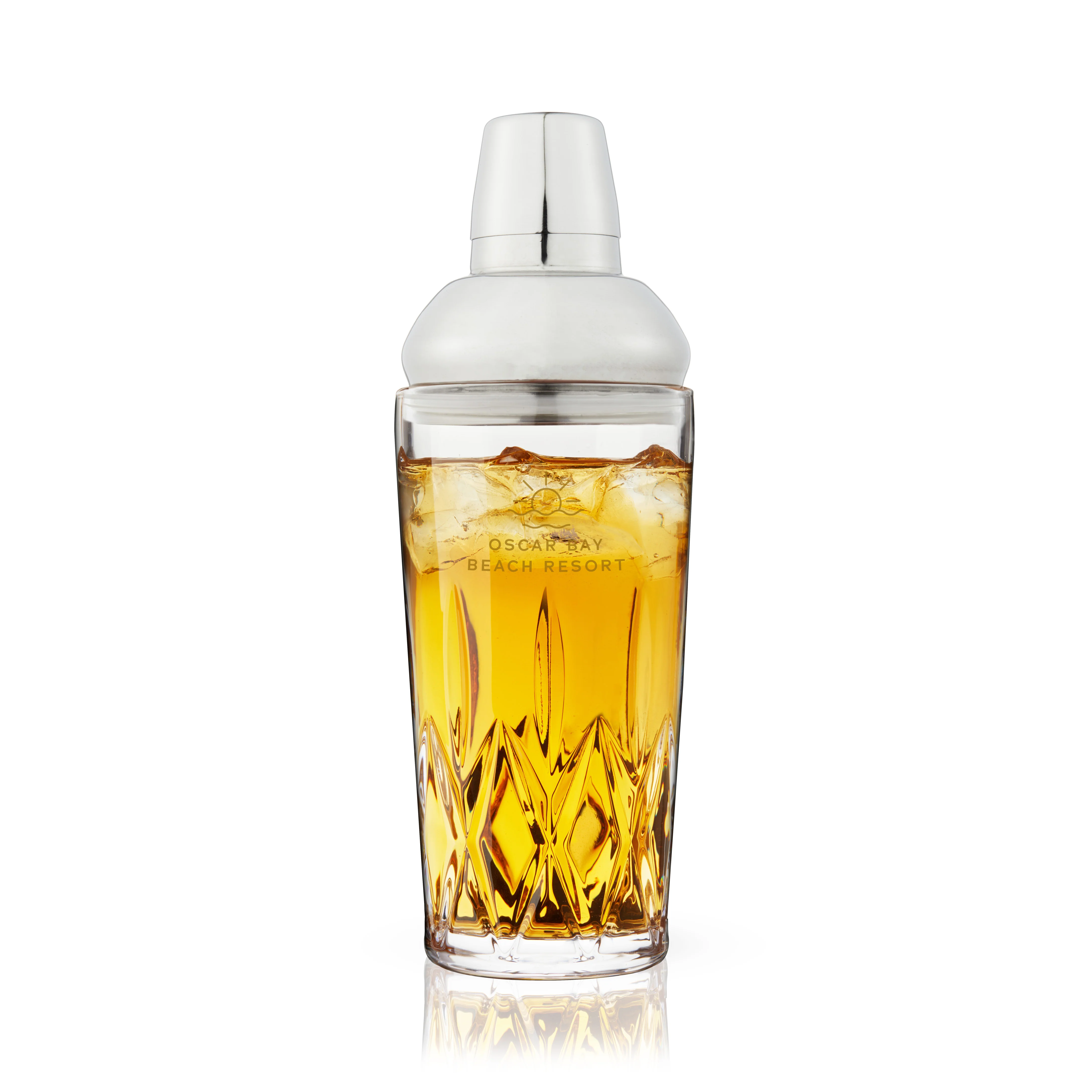 Admiral Crystal Cocktail Shaker in Stainless Steel - Image 4