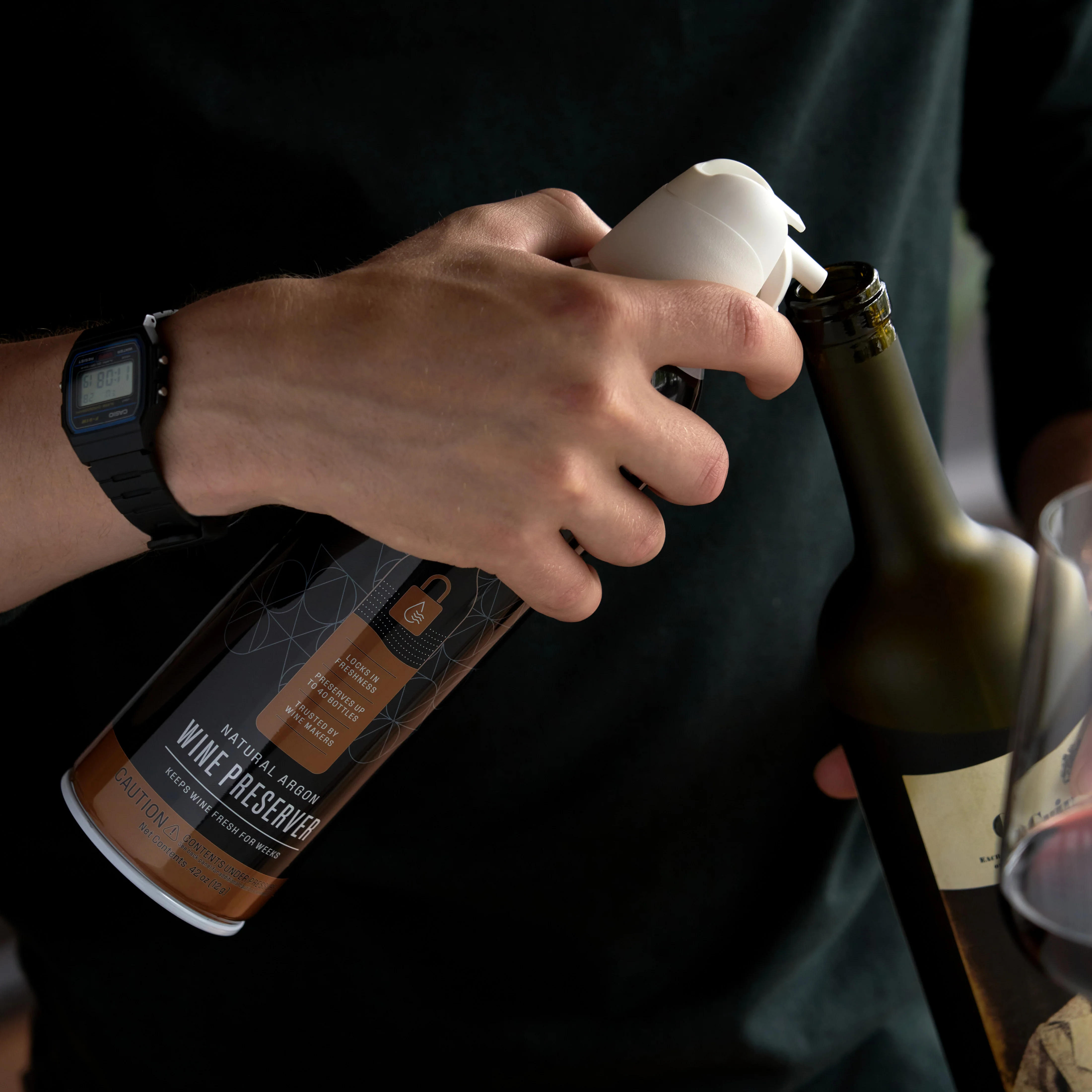 Alchemi Natural Argon Wine Preserver - Image 4