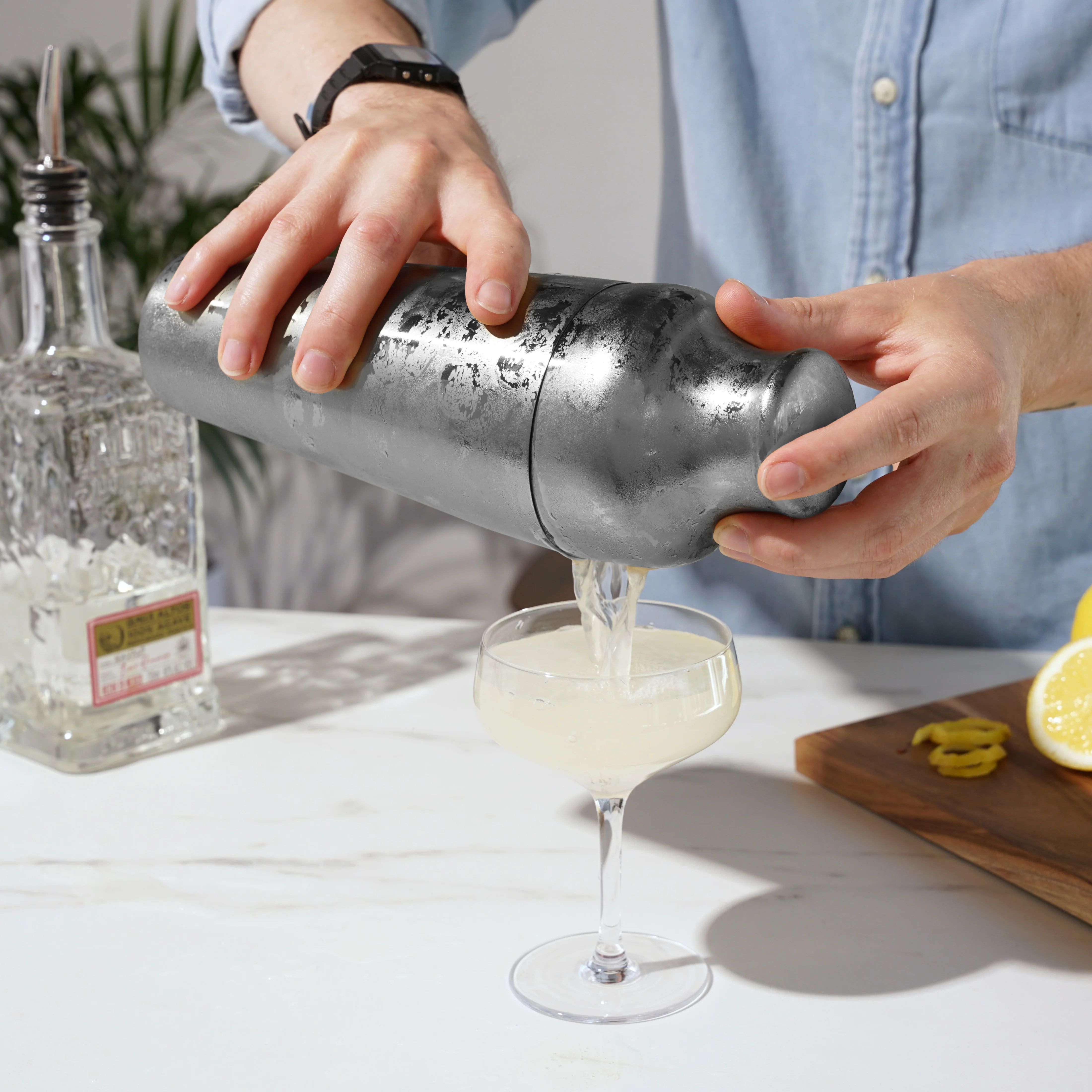 Harrison Parisian Cocktail Shaker in Stainless Steel - Image 5
