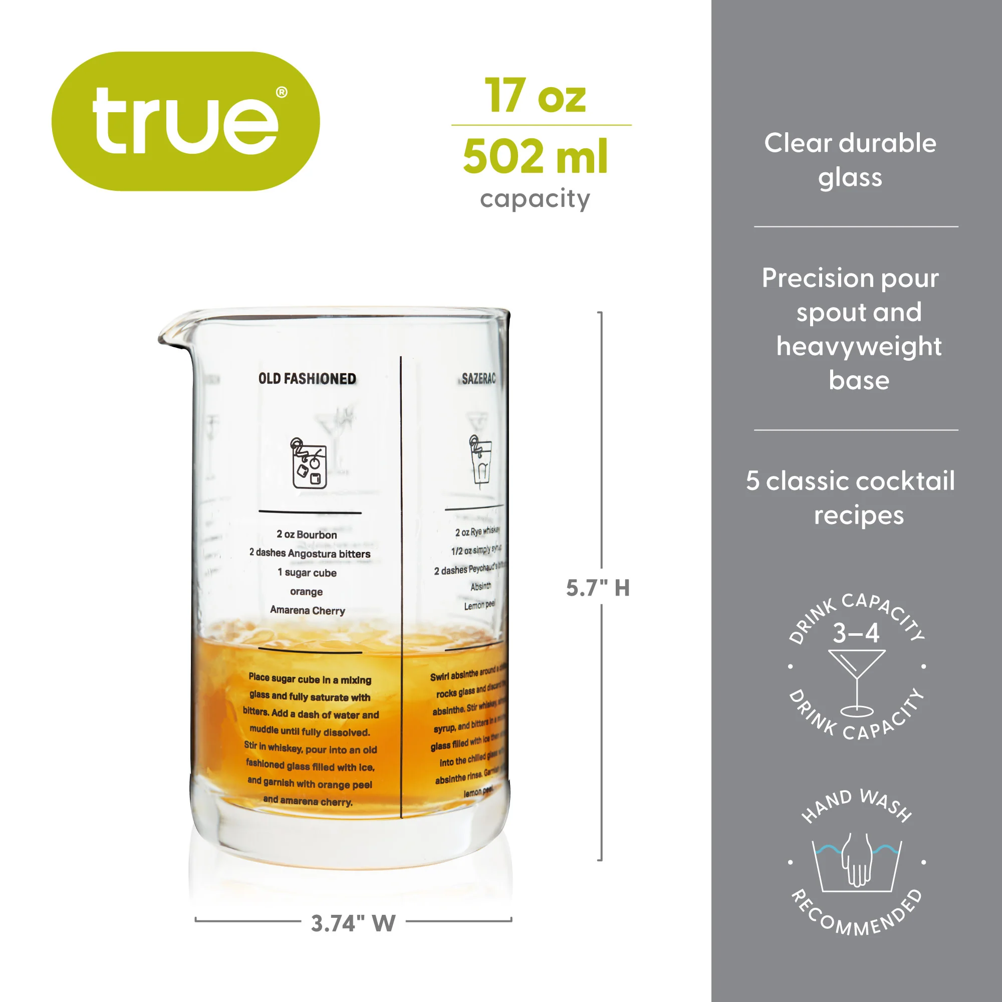 Recipe Mixing Glass - Image 7