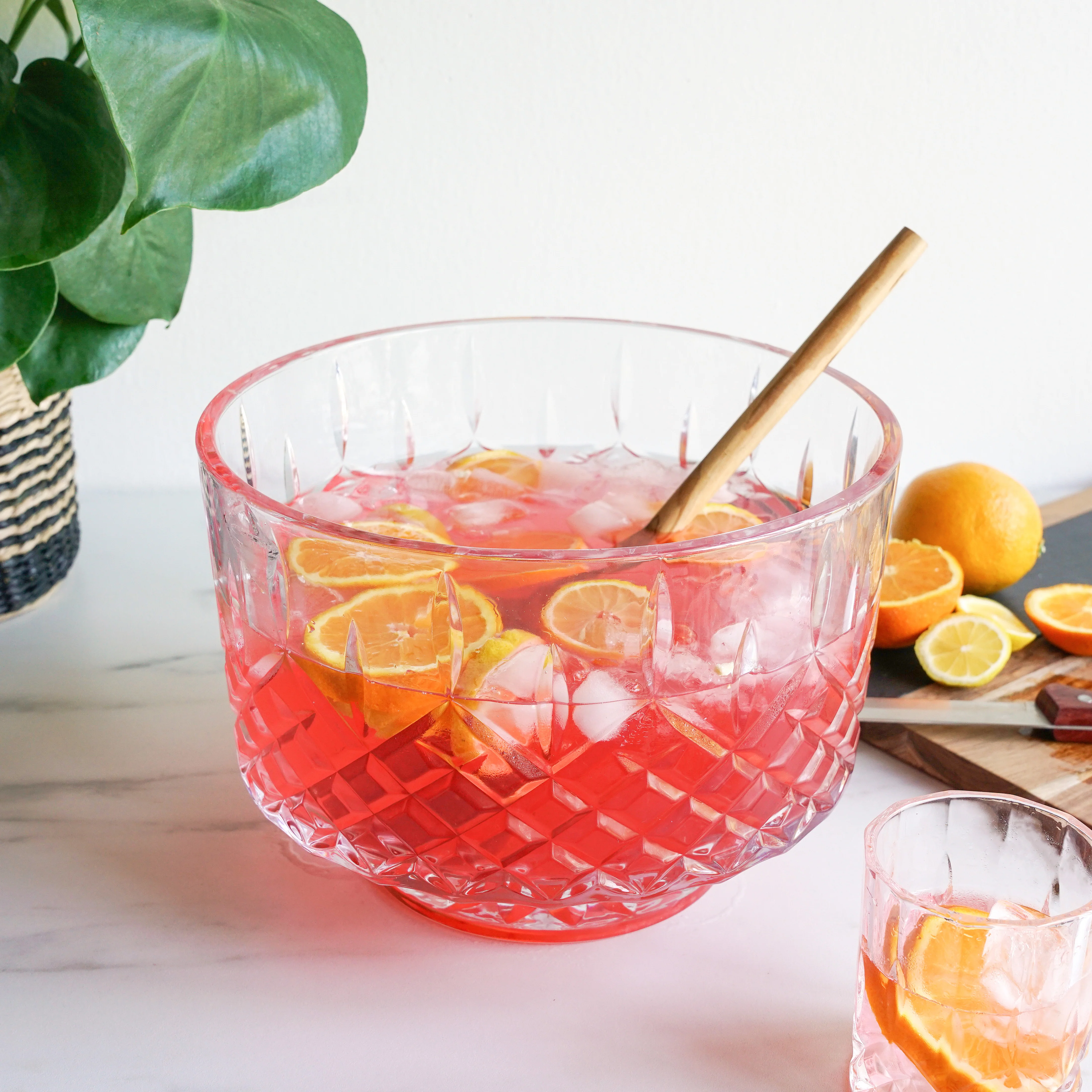 Admiral Crystal Punch Bowl - Image 4