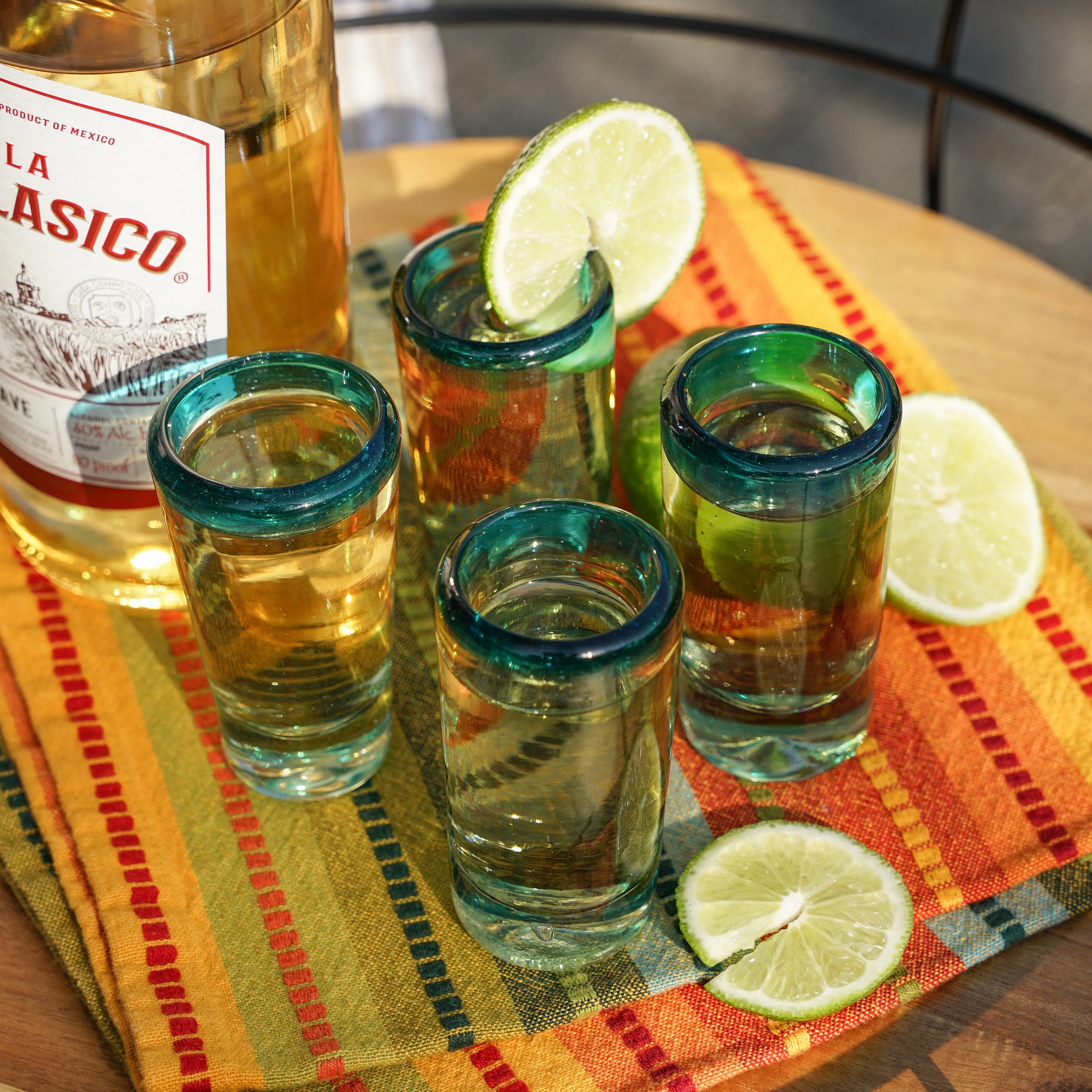 Segunda Vida Primavera Recycled Shot Glasses, Set of 4 - Image 5
