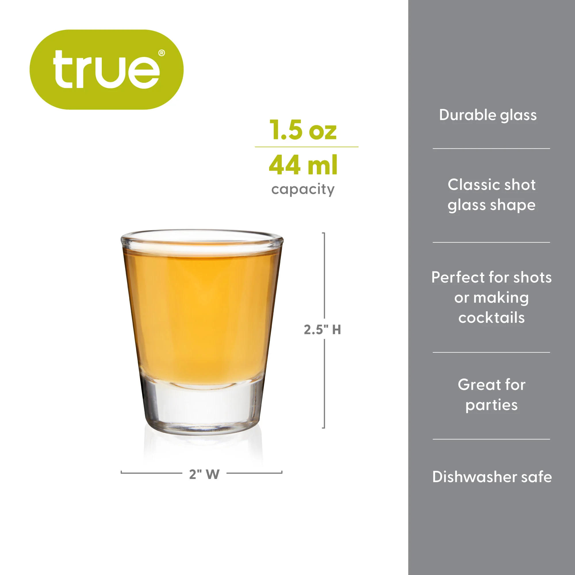 Classic 1.5 oz Shot Glass, CDU 12ct - Image 6