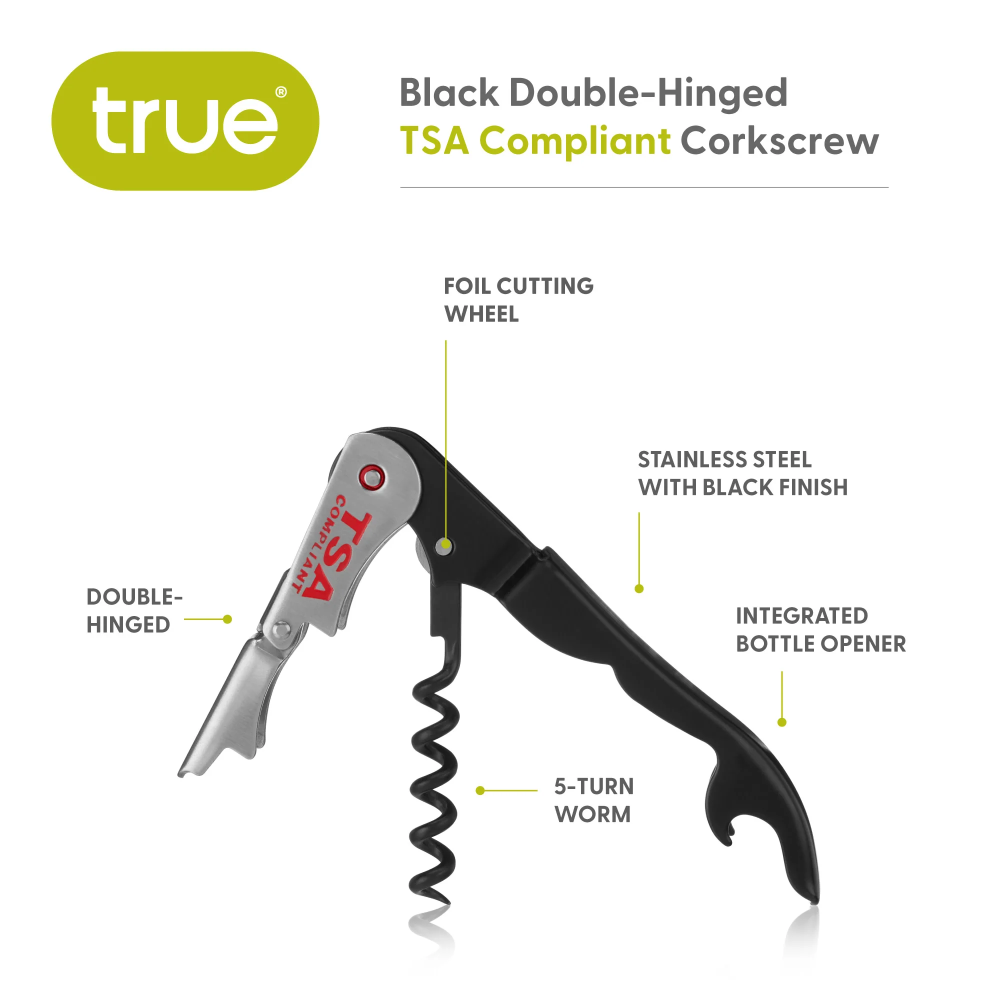The Jetsetter TSA Compliant Waiter's Corkscrew - Image 6