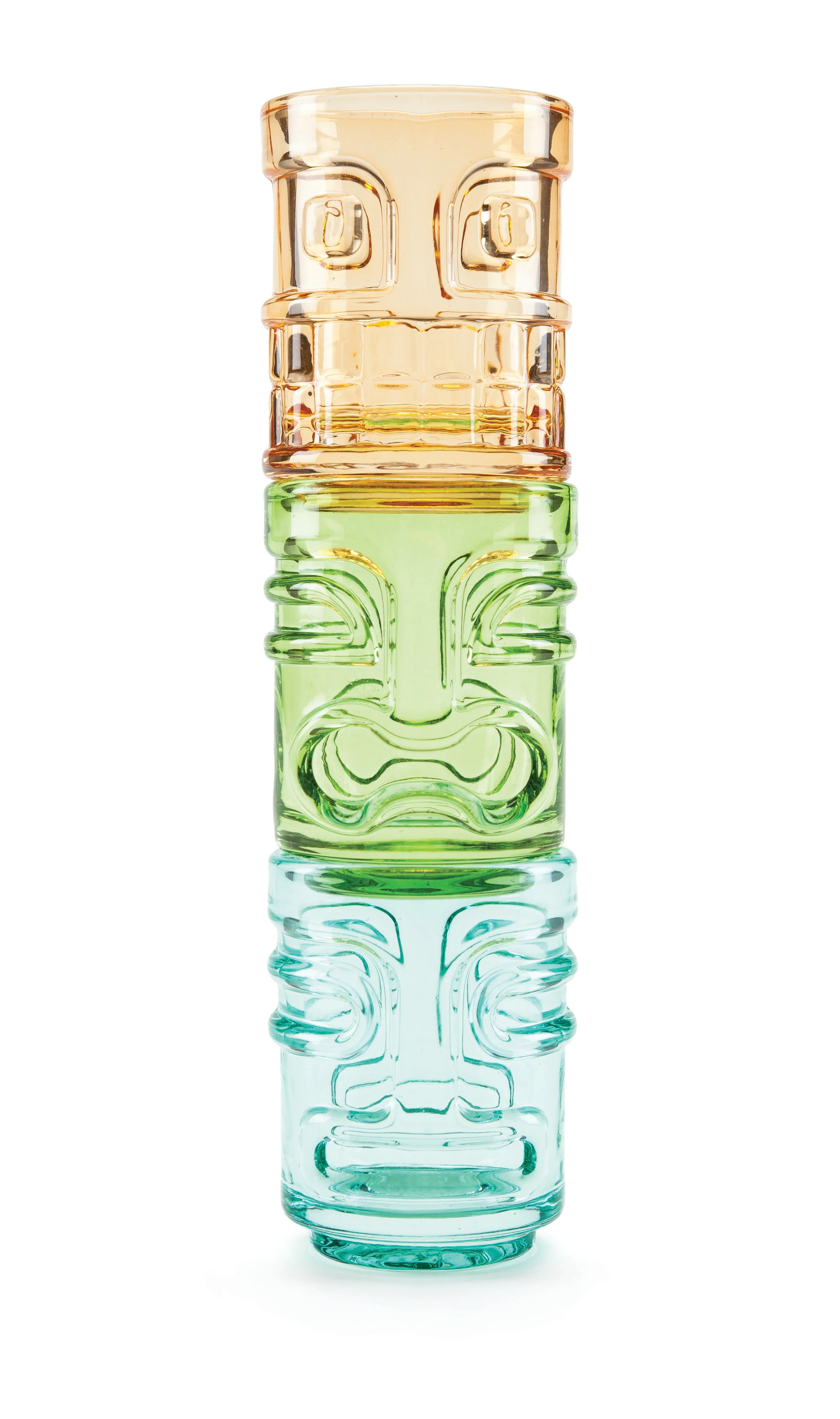 TrueZoo Tiki Trio Shot Glasses in Assorted Colors, Set of 3 - Image 3