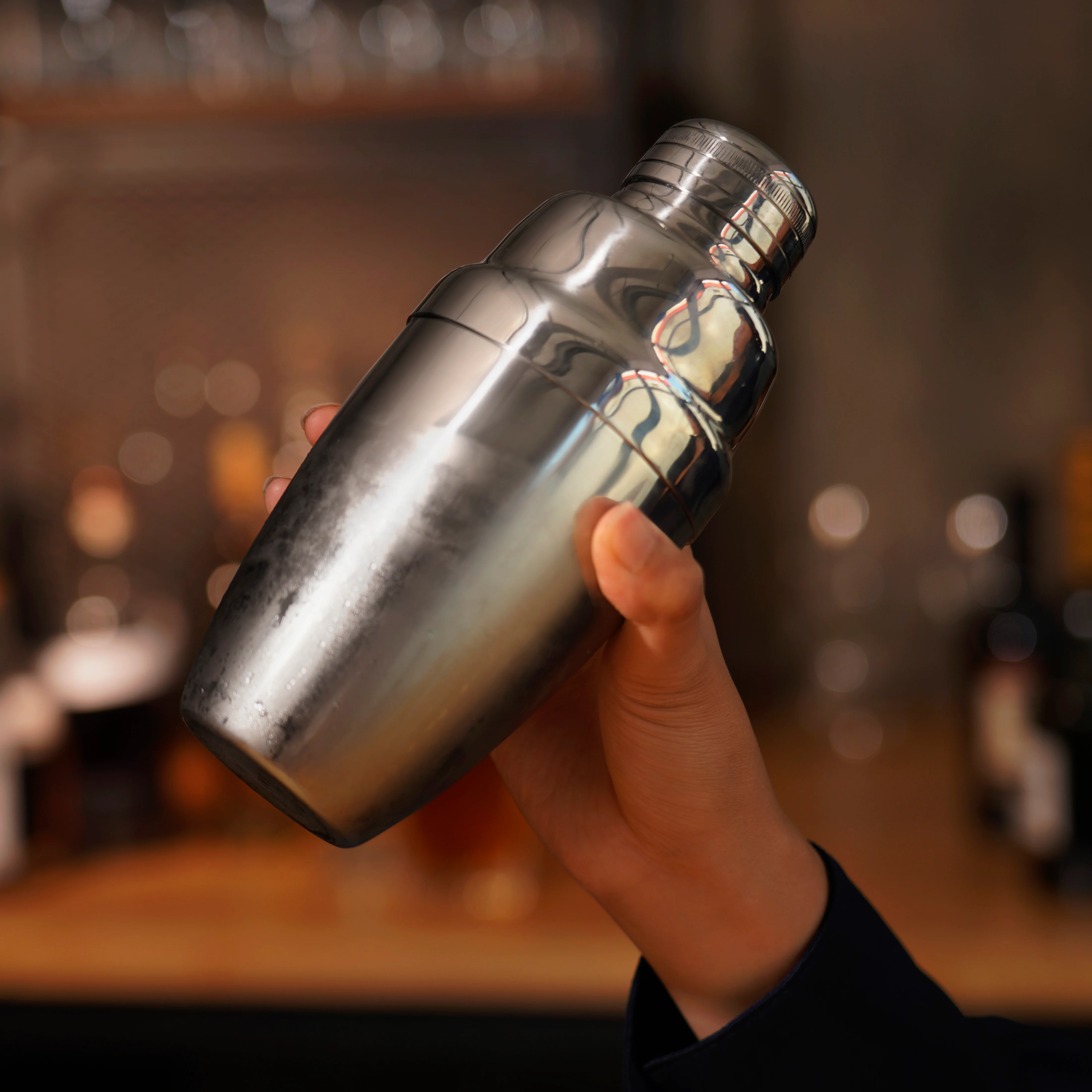 Harrison Heavyweight Cocktail Shaker in Stainless Steel - Image 5