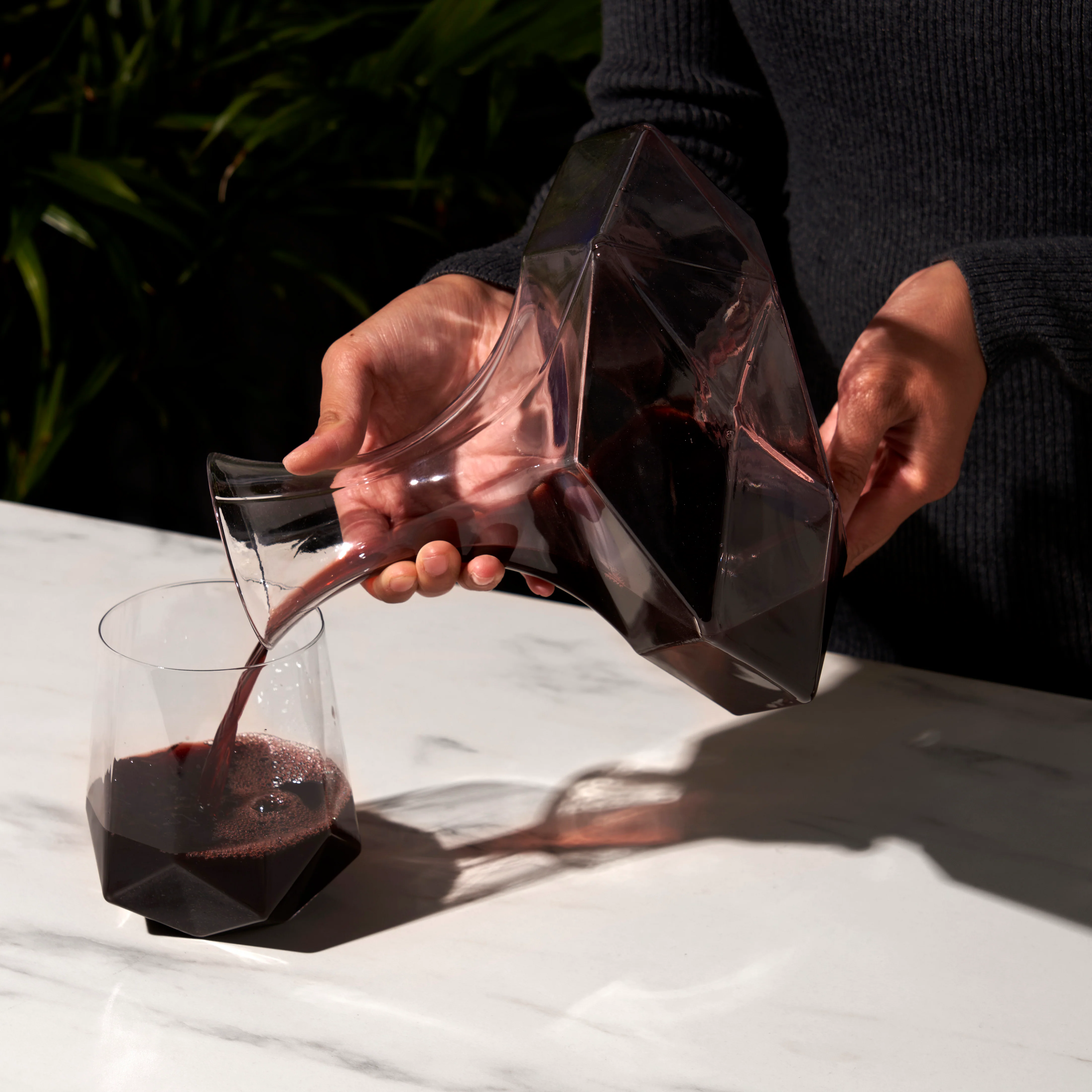Seneca Crystal Faceted Wine Decanter - Image 6