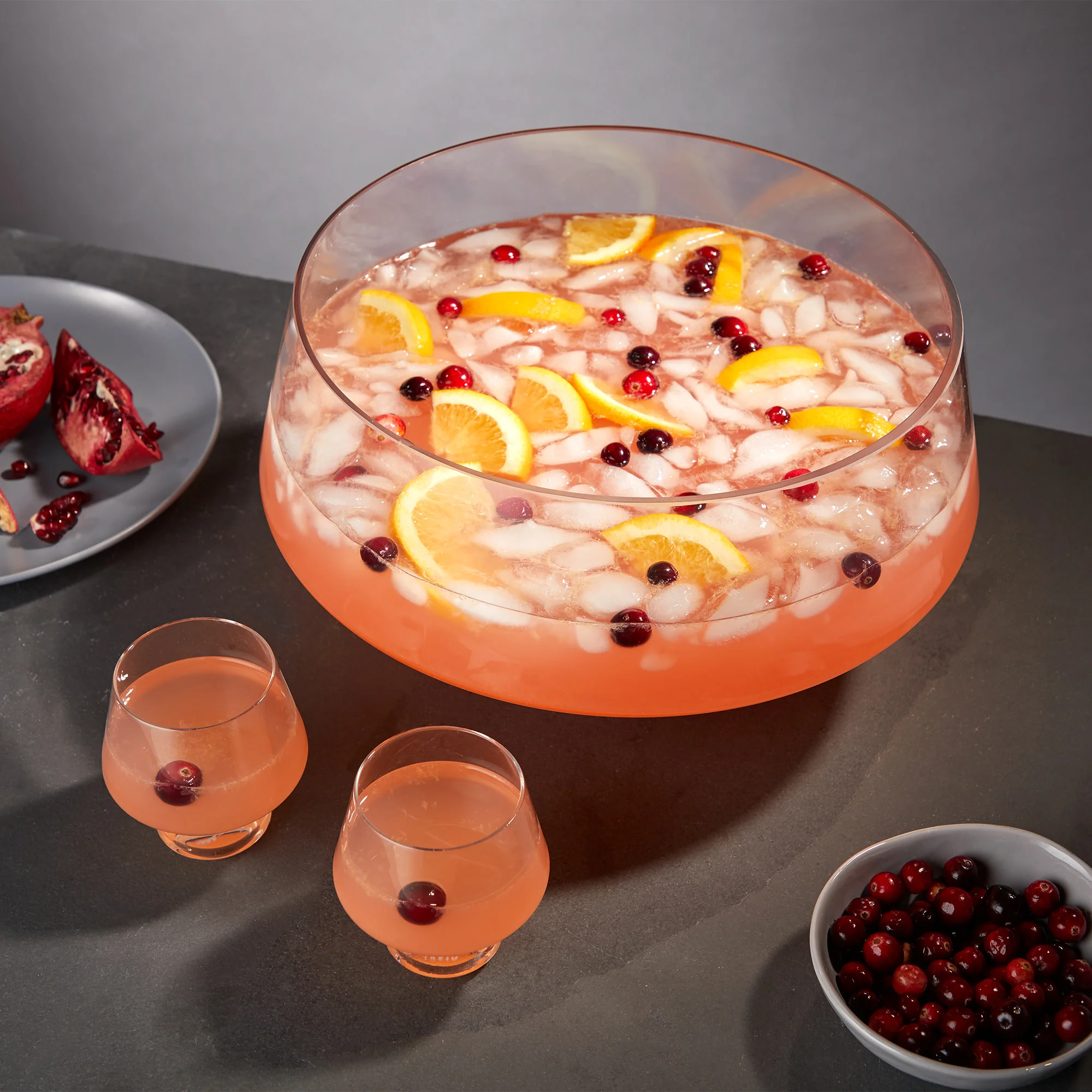 Raye Heavy Base Punch Bowl - Image 6
