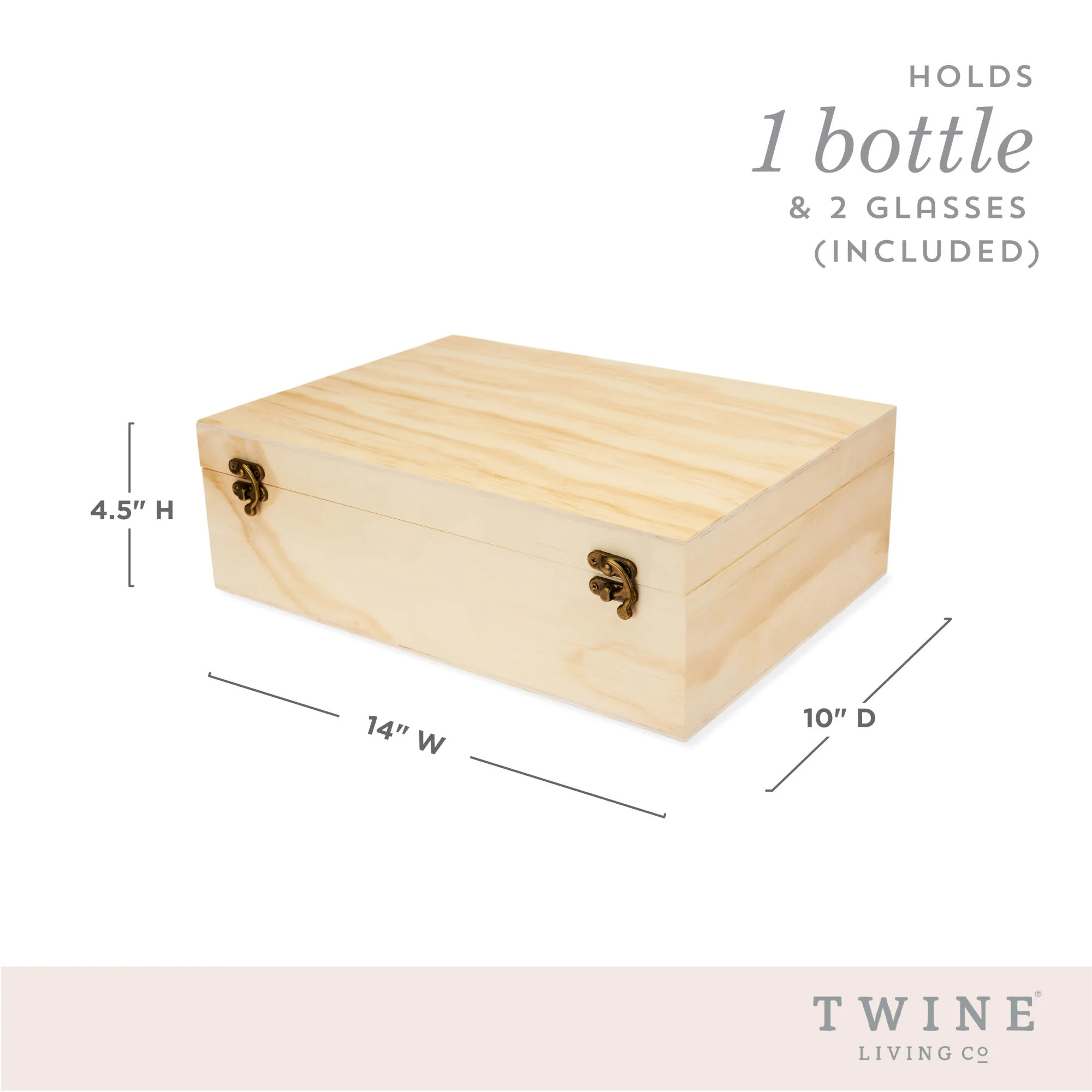 Celebrate Wood Champagne Box & Flutes Set - Image 7