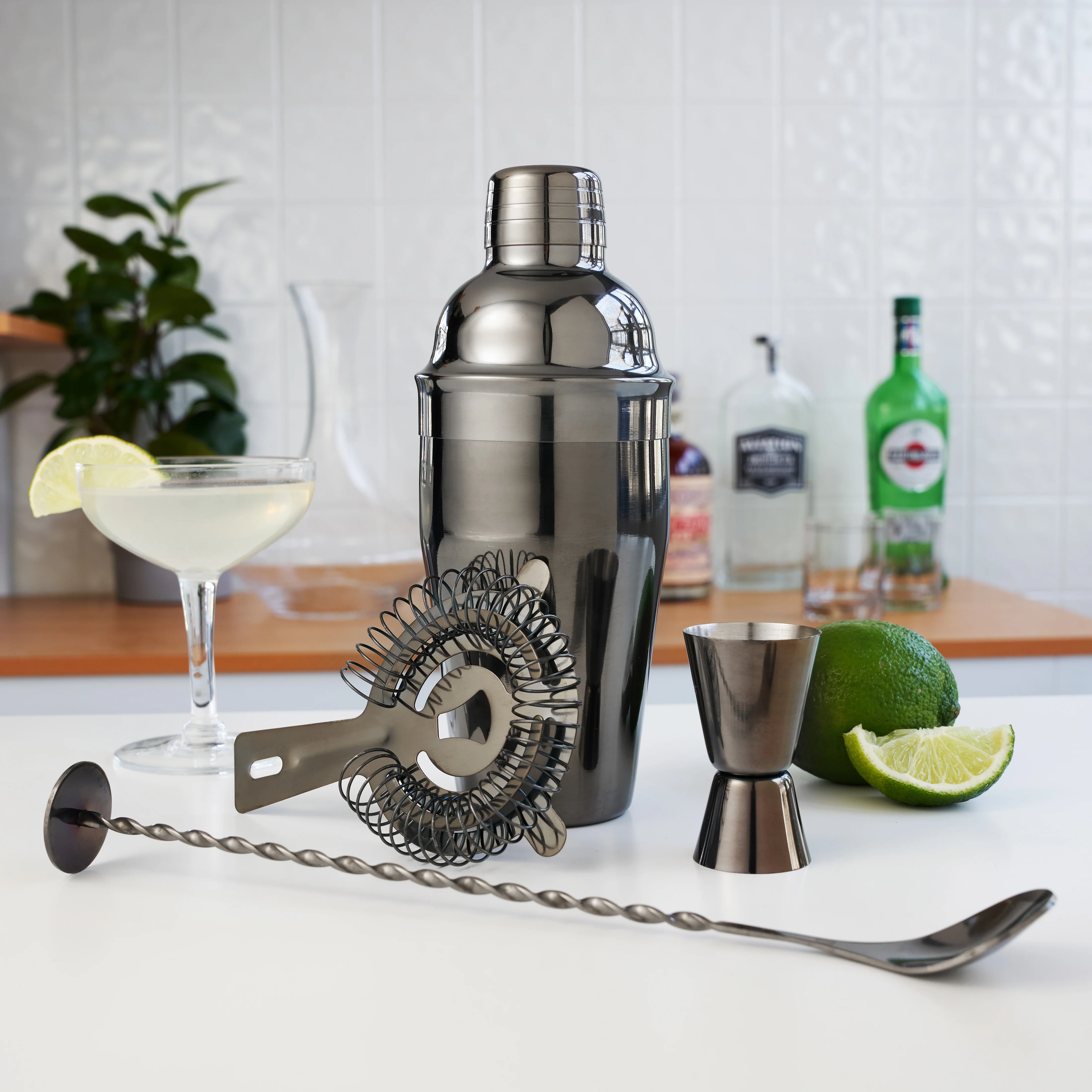 4-Piece Mixologist Barware Set in Gunmetal - Image 6
