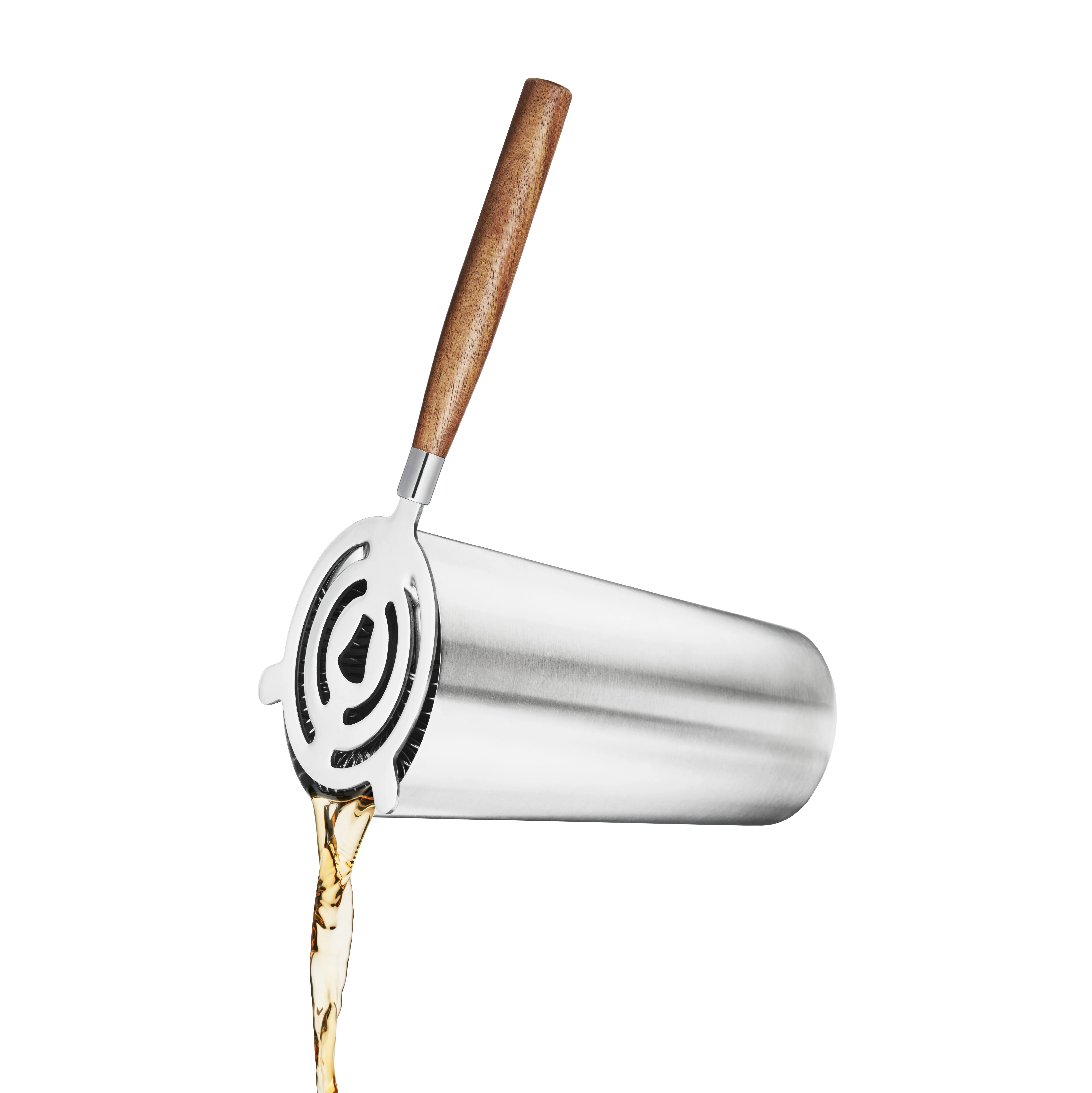 Cocktail Strainer with Acacia Wood Handle - Image 3