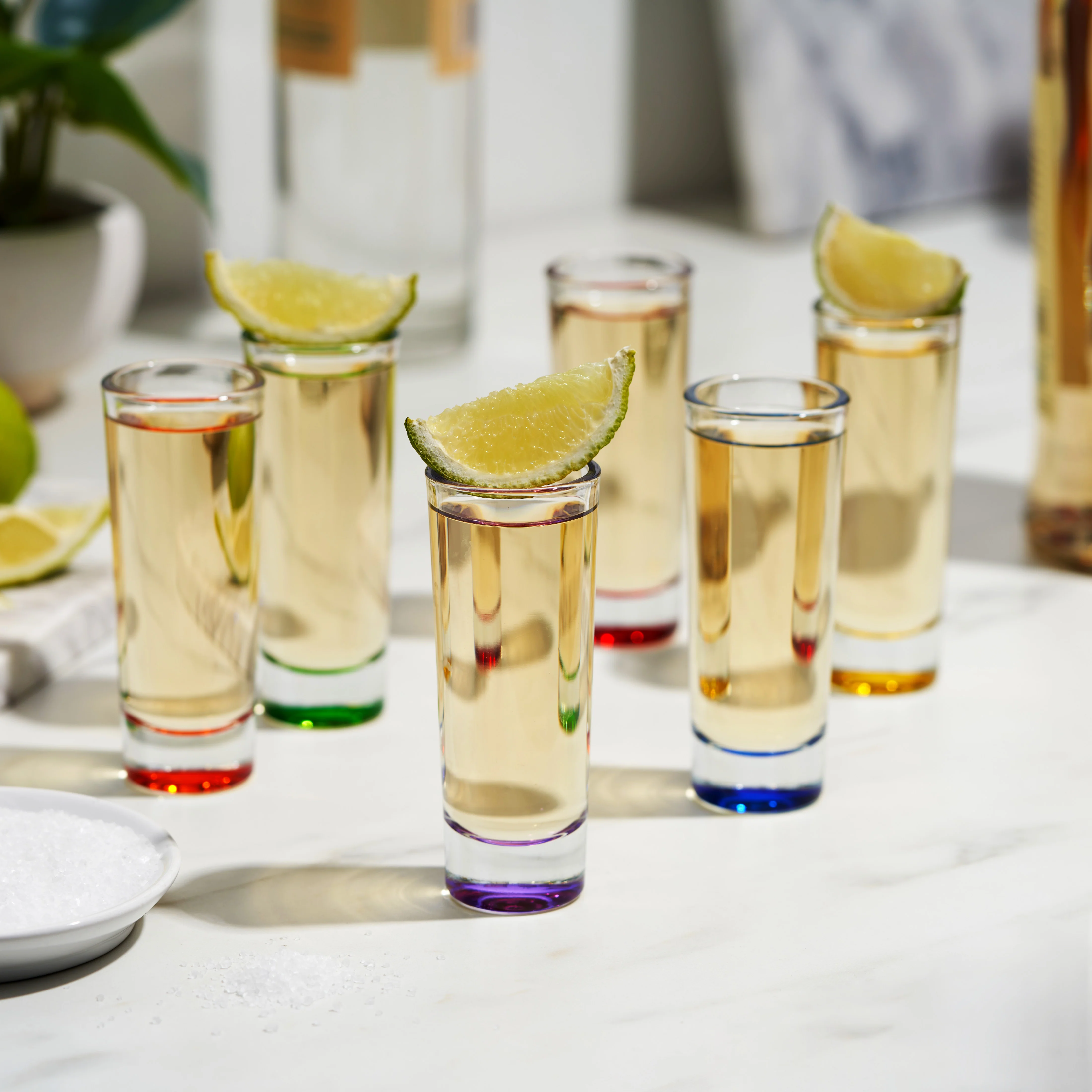Shooter 2 oz Shot Glasses in Assorted Colors, Set of 6 - Image 5