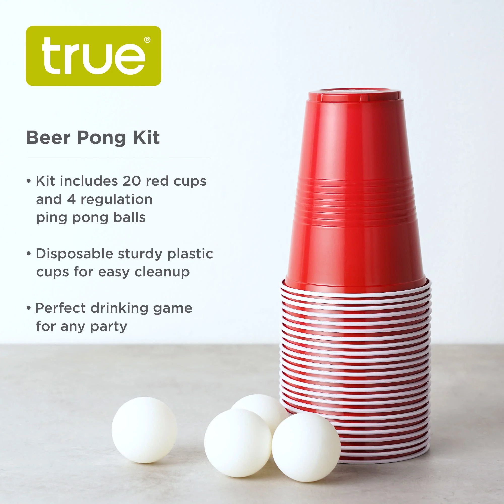 Party Beer Pong Kit, Hang Set - Image 5